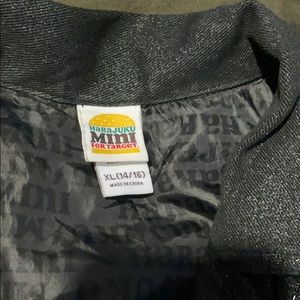 Harajuku glitter vest for girls